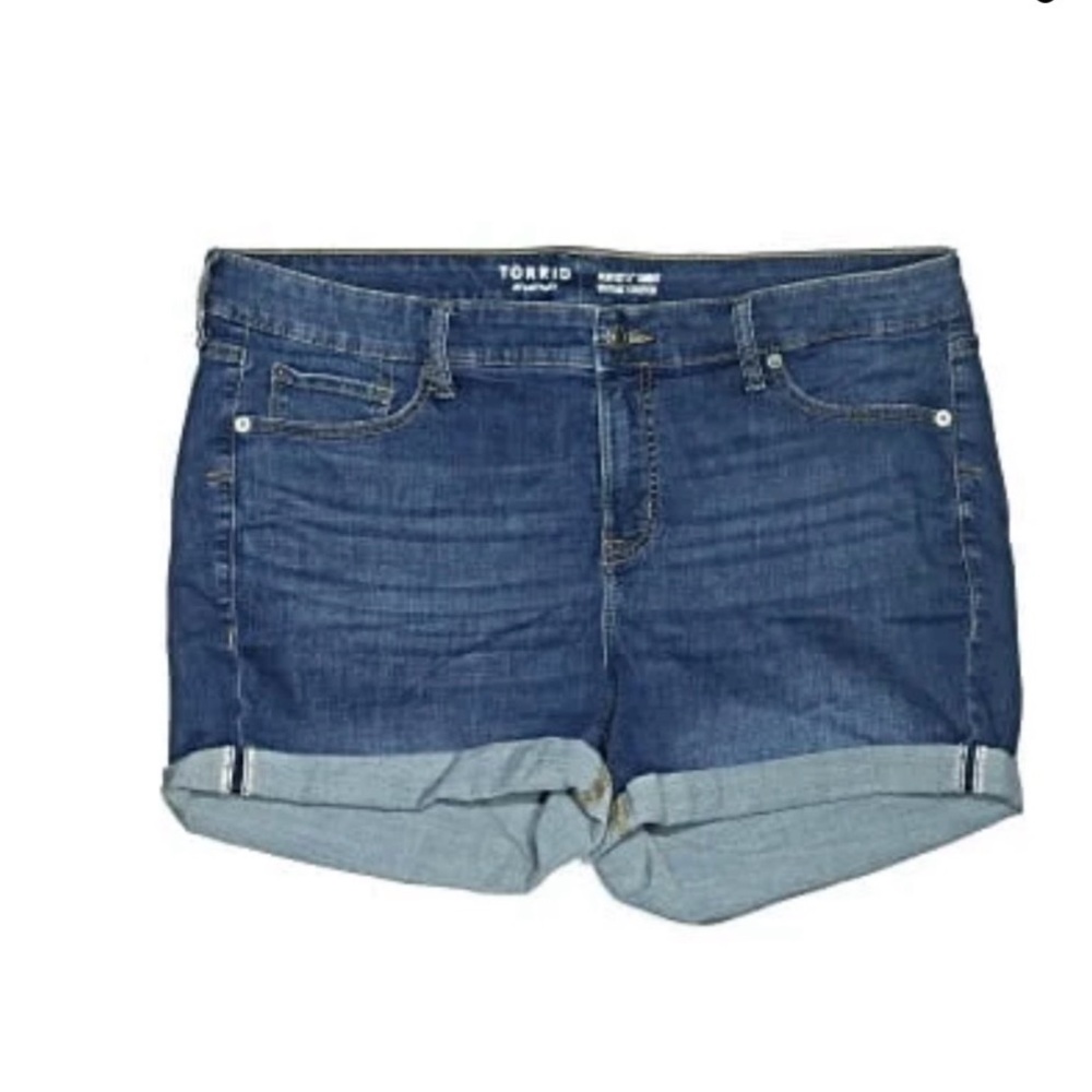 Torrid Dark Blue Jean Shorts